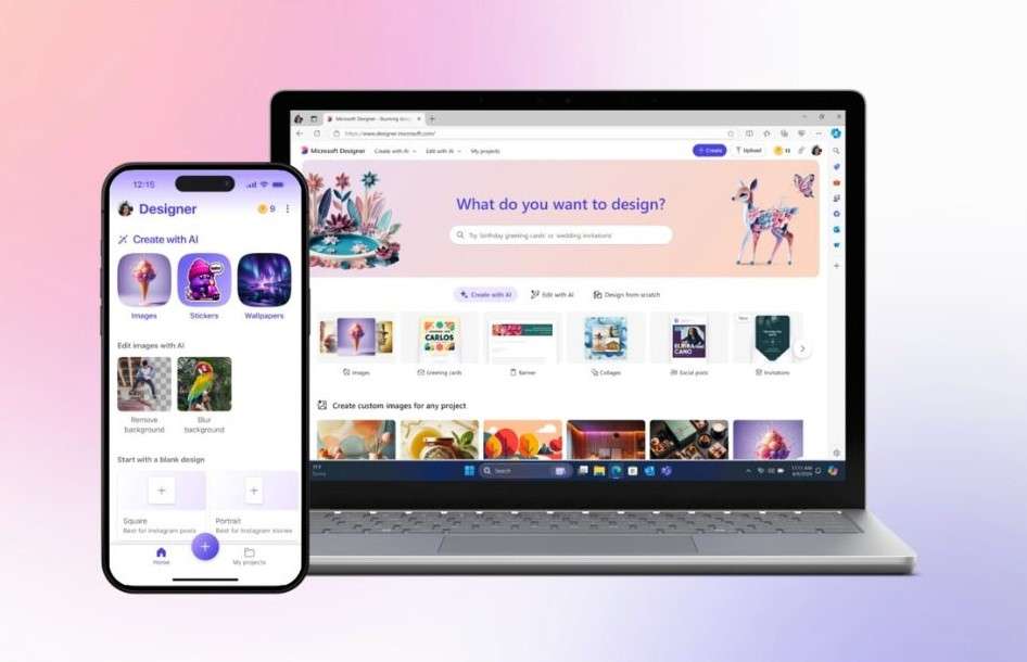 La aplicación de diseño gráfico ahora está disponible en dispositivos móviles en las tiendas digitales de iOS y Android.