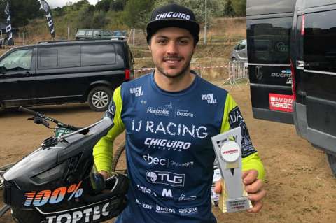 Rafael Gutiérrez, segundo en la Copa Catalana de Downhill