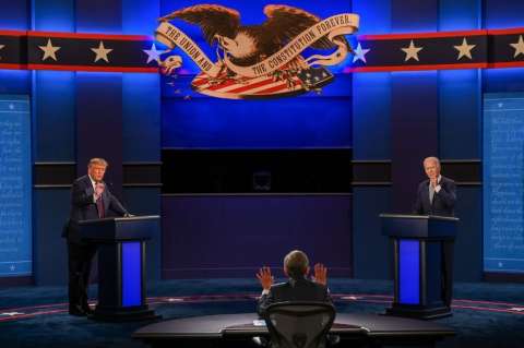 Caos en el debate presidencial entre Trump y Biden impulsa cambio de las reglas en los debates