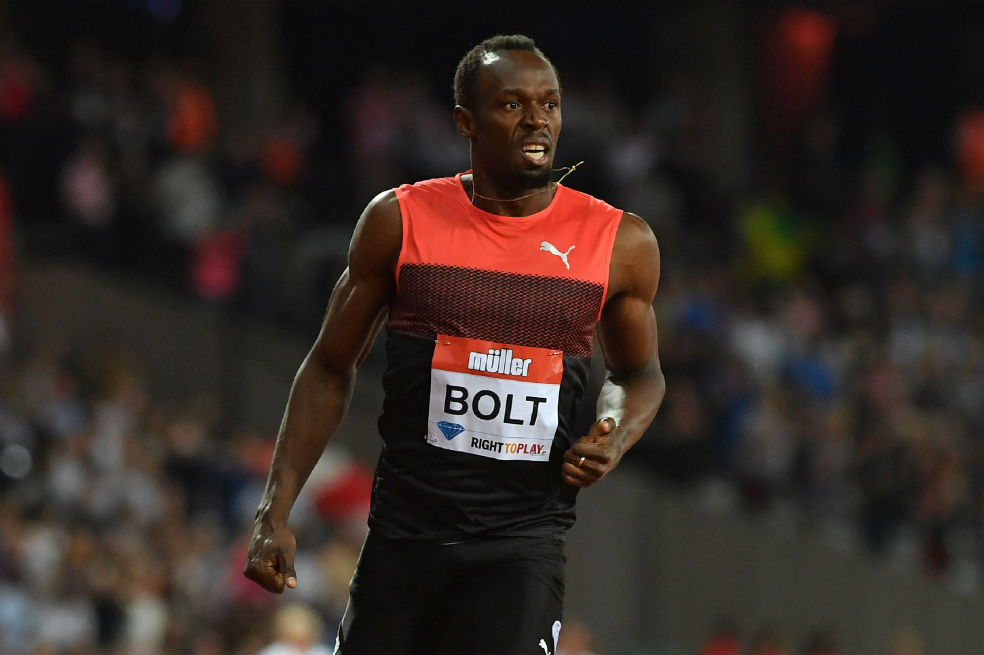 Usain Bolt se despide del atletismo. / AFP
