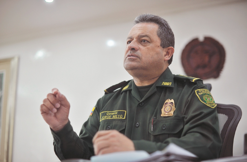 General Jorge Hernando Nieto, director general de la Policía Nacional. / Cristian Garavito - El Espectador
