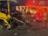 El balance que dejó el choque entre dos buses en Medellín; hay once heridos
