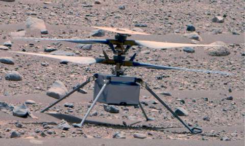 Ingenuity, el helicóptero de la Nasa en Marte, se averió y no podrá volar más