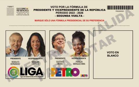 Lo que podría motivar el voto en blanco para la segunda vuelta presidencial