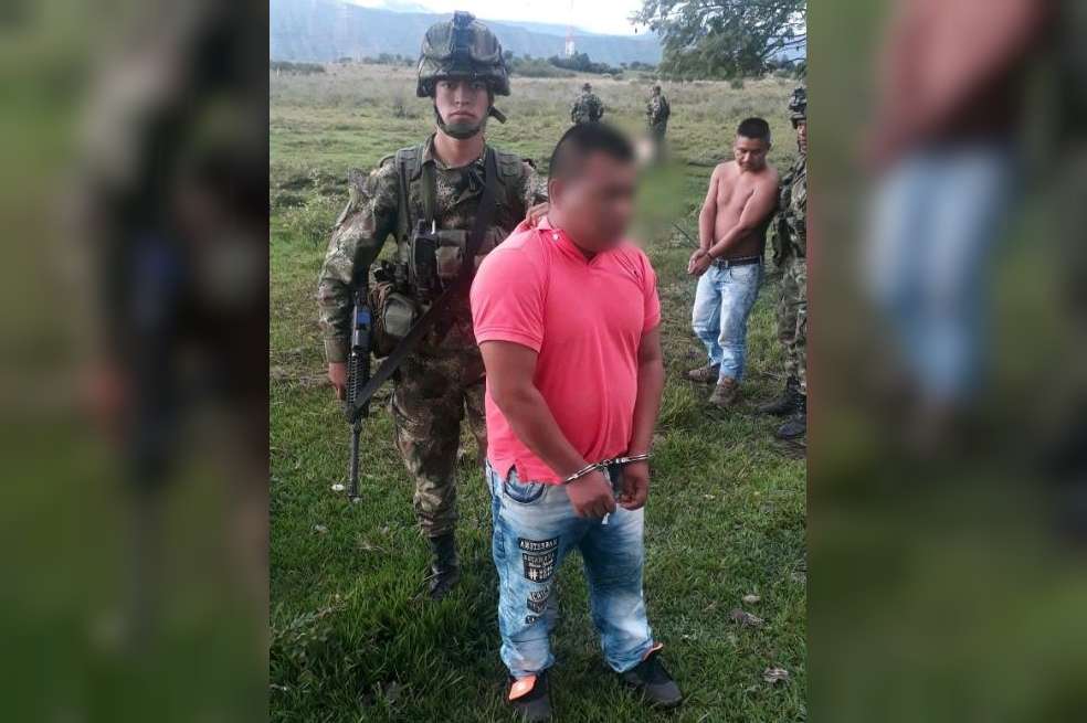Alias "Mordisco" fue capturado en las últimas horas por uniformados del Ejército. / Cortesía Ministerio de Defensa