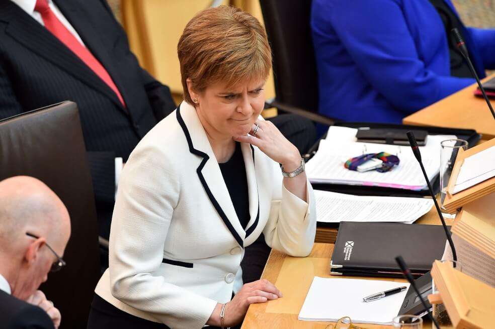 Primera ministra de Escocia, Nicola Sturgeon. / AFP