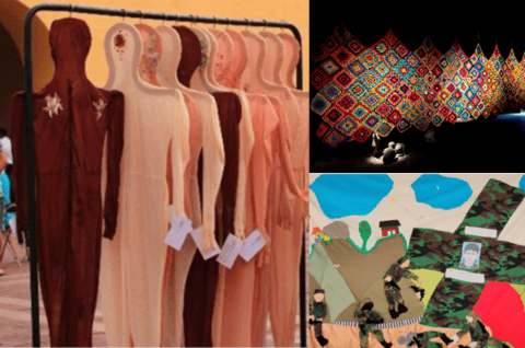 “Entre Hilos: Tejiendo Arte y Historias”, exposición de arte colombiano en Bogotá