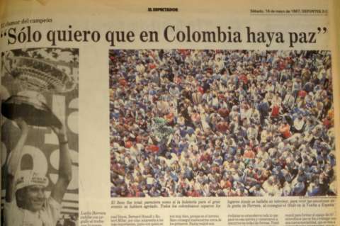 La paz: De “Lucho” Herrera a Nairo Quintana