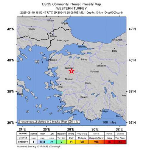 Terremoto en Turquía: balance deja un muerto, varios heridos y edificios derrumbados