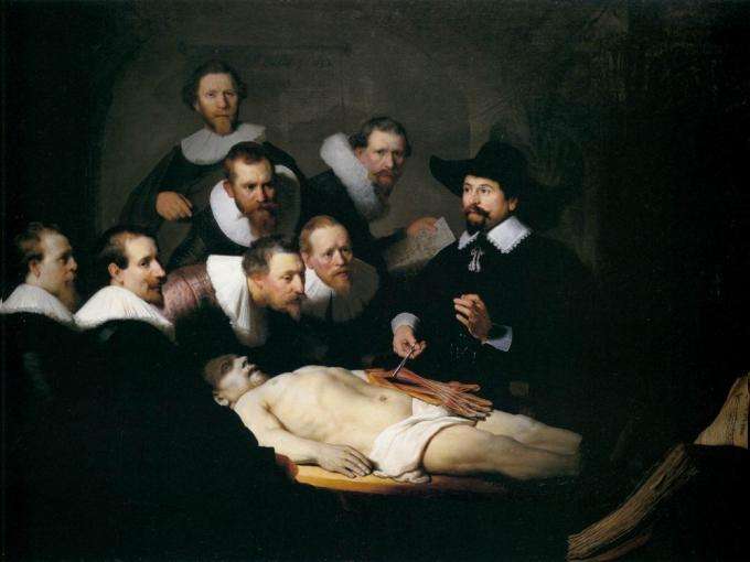 La lección de anatomía del Dr. Nicolaes Tulp, una de las obras emblemáticas de Rembrandt. / Cortesía