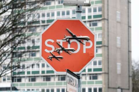 La obra de Banksy que fue robada en Londres