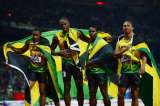 Oro y récord mundial para Jamaica en los relevos 4×100 metros
