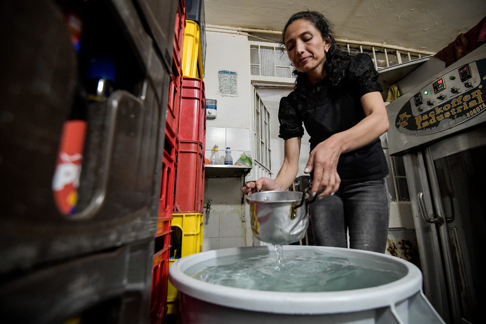 Día 1 de racionamiento de agua en Bogotá,11 de abril de 2024.