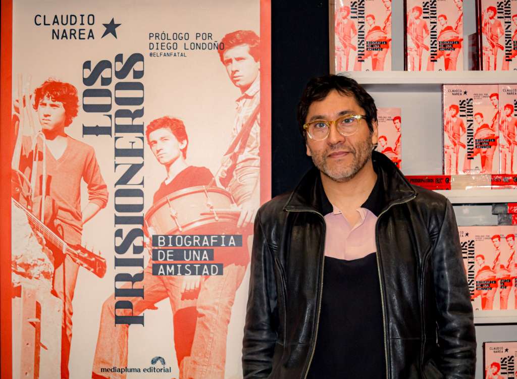 Claudio Narea durante la Feria del Libro de Bogotá 2026.