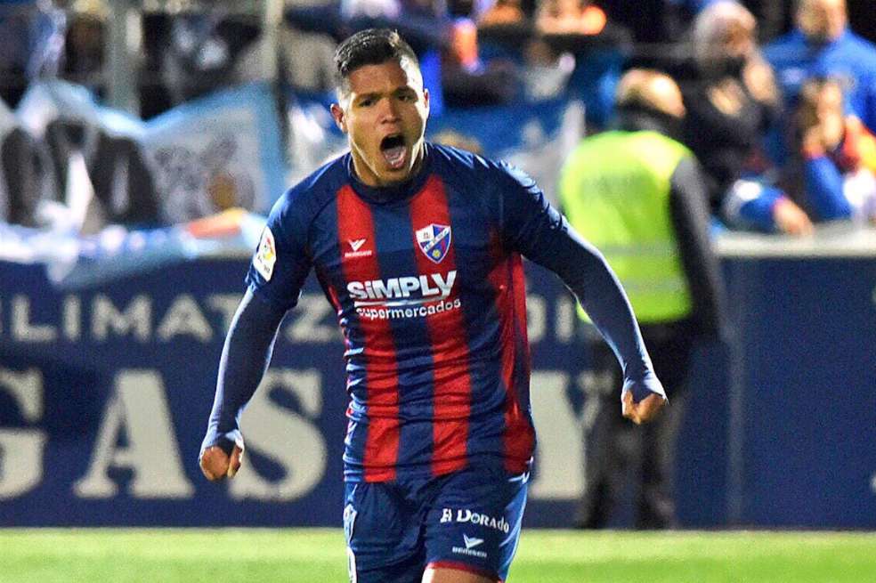 Hernández llegó el año pasado a Europa proveniente del América de Cali. / Huesca F.C