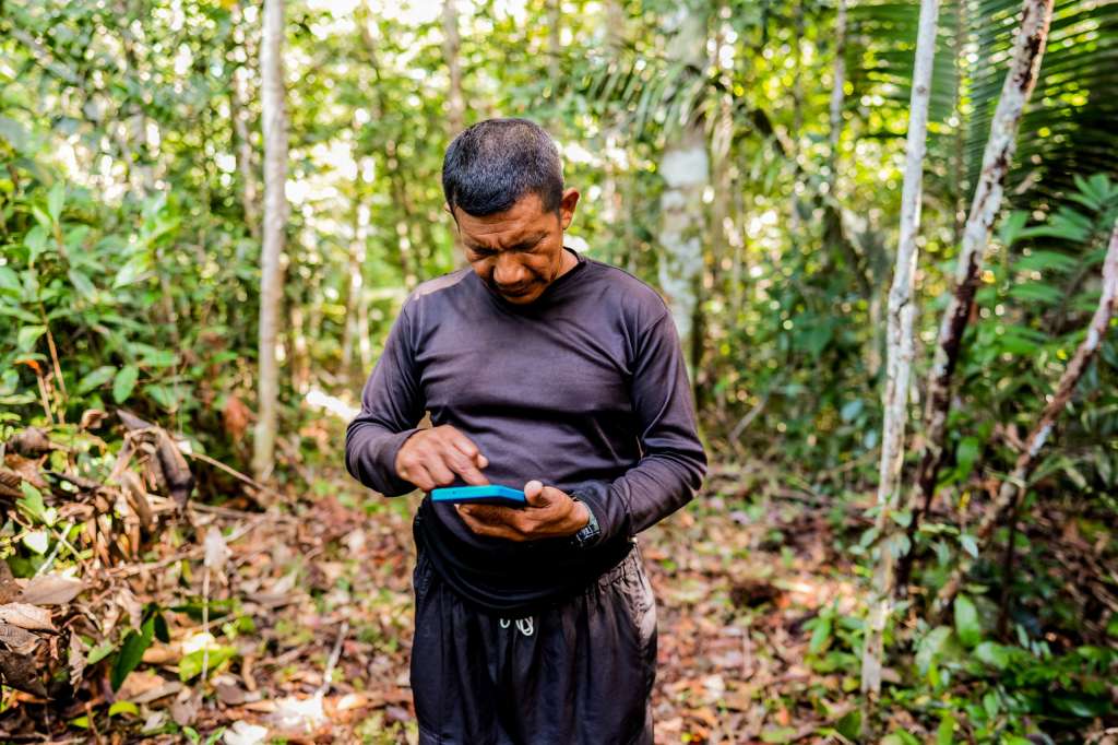 Internet en la Amazonia.