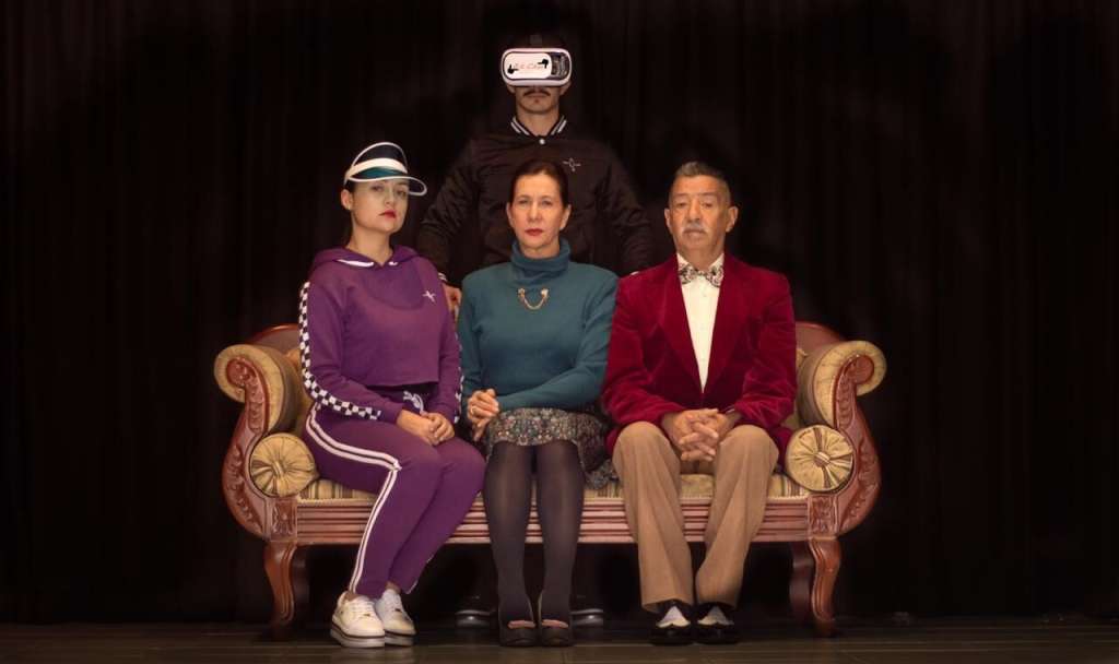 Imagen de una de las escenas de Diagnóstico de un retrato familiar, dirigida por Alejandro Aguilar.
/ Cortesía