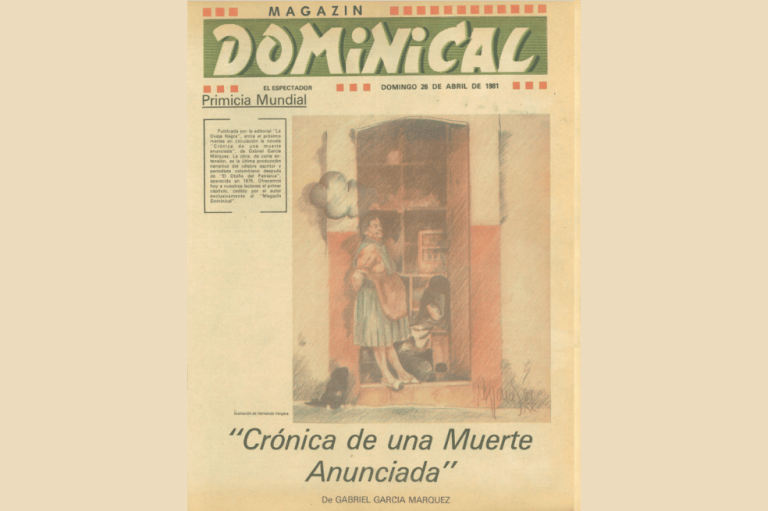 Portada dedicada a Gabriel García Márquez.
