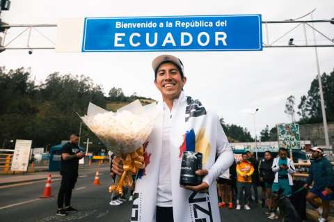 Steven Herrera, el joven que cruzó Colombia corriendo y ahora desafía a toda Suramérica