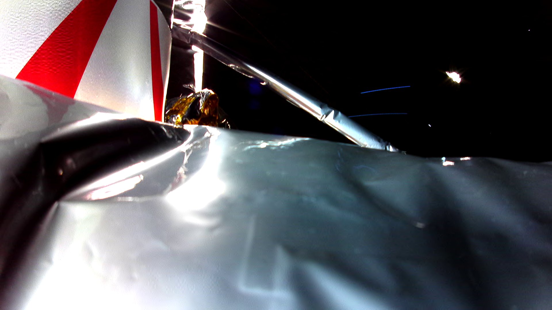 Imagen tomada del modulo lunar.