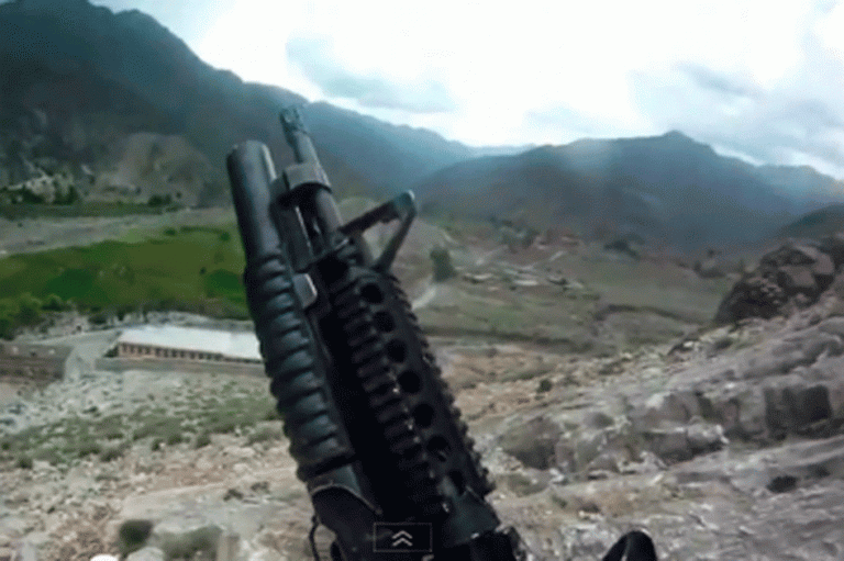 Un día de guerra en Afganistan