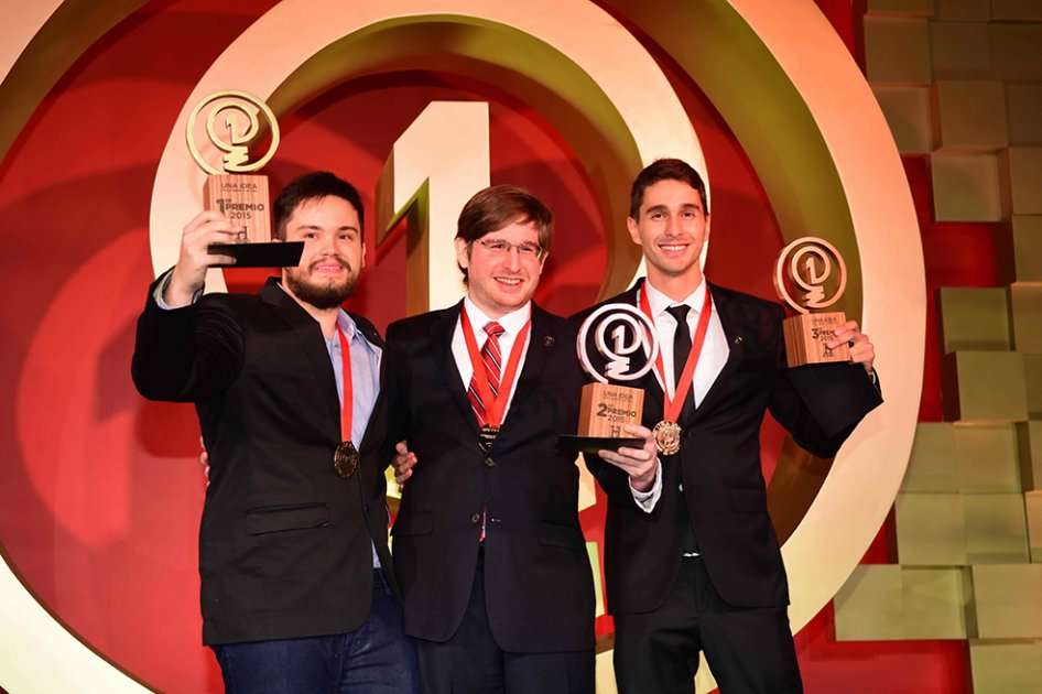 Gino Tubaro, Eduardo Leal y Luis Quintero. / Cortesía