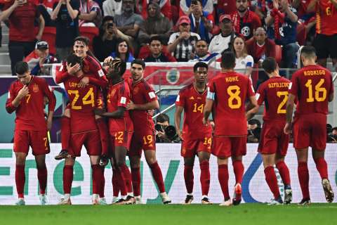 La banda de Luis Enrique mete miedo: España vapuleó a Costa Rica 7-0