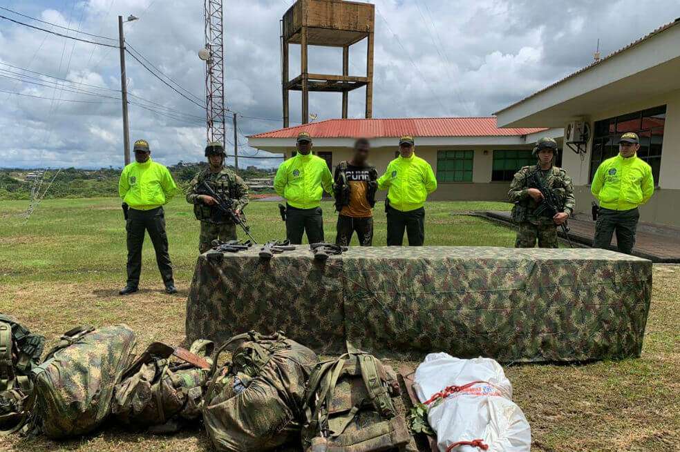 El Ejército informó que la captura fue posible gracias a la información suministrada por la Red de Participación Cívica. / Cortesía