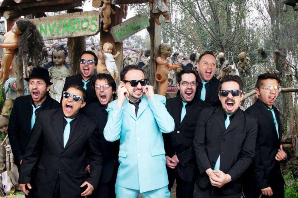 Los integrantes de la banda bogotana Los Elefantes están grabando su nueva producción discográfica. / Cortesía
