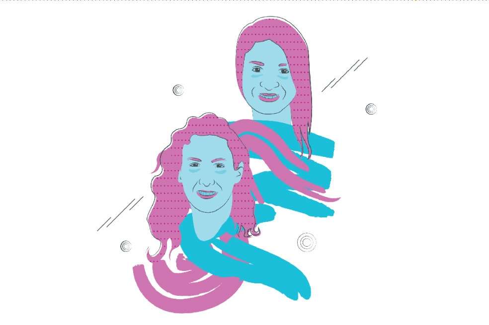 Arriba: Alejandra Falla, PhD en microbiología del MIT, quien usa la técnica del Crispr/cas9 para curar el cáncer. Abajo: Natasha Bloch, PhD de la Universidad de Chicago y profesora de Ingeniería Biomédica de la Universidad de los Andes.