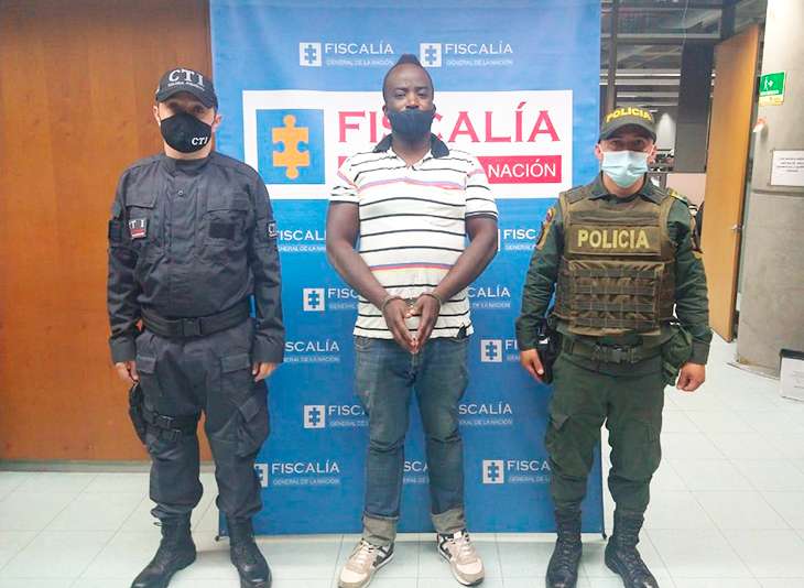 Jhon Fredy Zapata, enviado a la cárcel como presunto asesino de su madre.