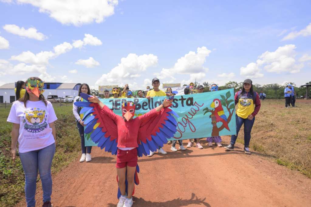 El festival del jaguar se celebra cada dos años con actividades artísticas y deportivas.