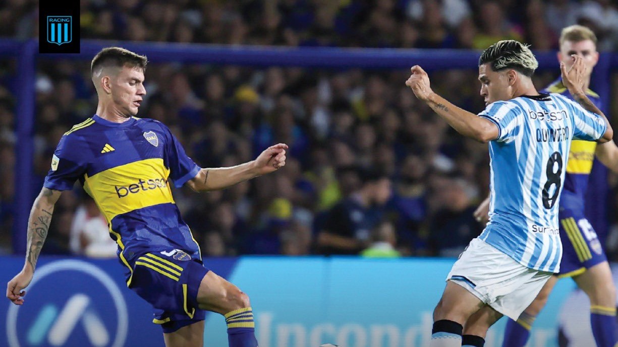 Juan Fernando Quintero de Racing vs. Boca Juniors