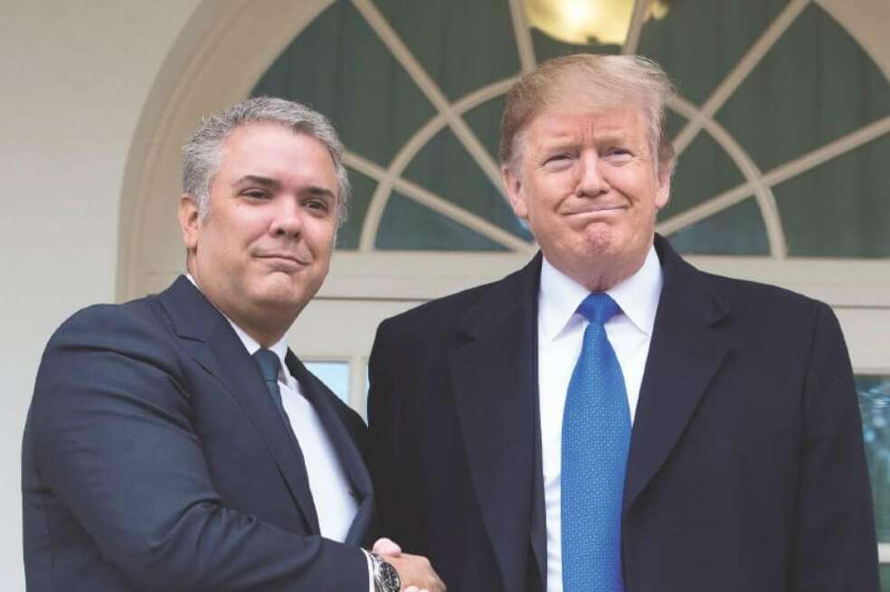 Trump, quien aspira a una reelección, podría estar atacando a Colombia para llegar fuerte a las elecciones. / EFE