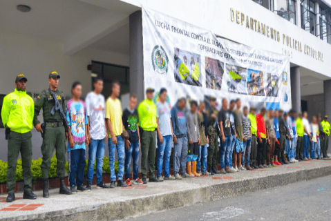 Capturan 28 personas por supuestos vínculos con el Clan del Golfo