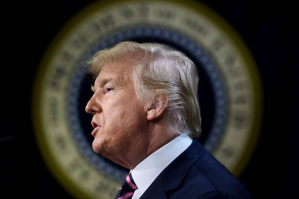 El presidente estadounidense Donald Trump ha llevado la crisis Con Irán a su punto máximo. / AFP
