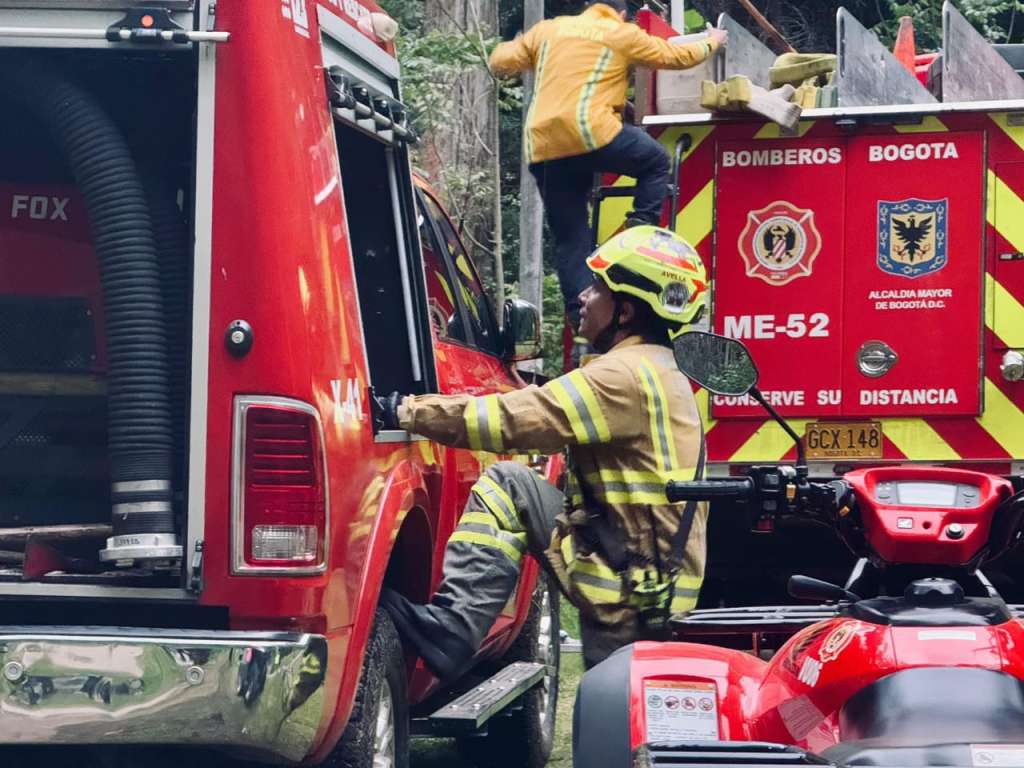 Incendio forestar cerros orientales enero 2025