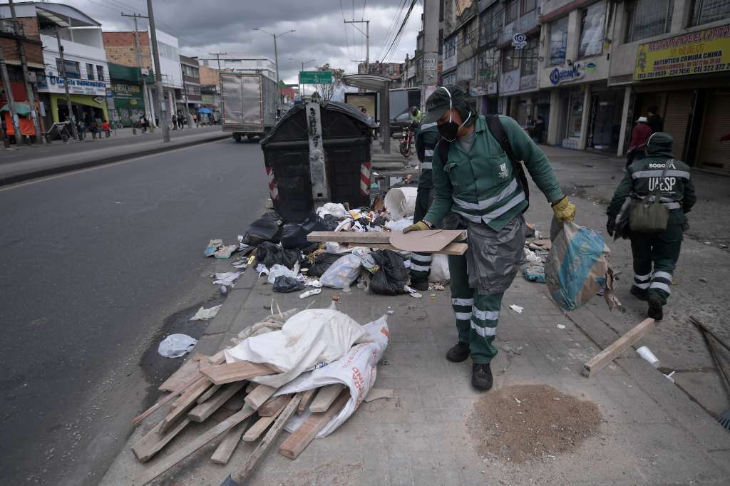 Crisis en la recolección de basuras en Bogotá.