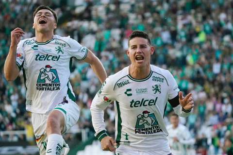 Los partidos de James Rodríguez en el Club León serán transmitidos en Colombia