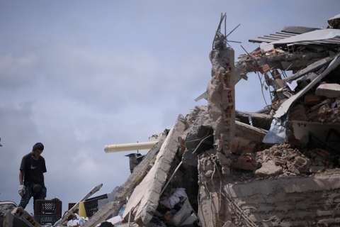 ¿Qué significan las letras V, D, C en los edificios tras el terremoto?