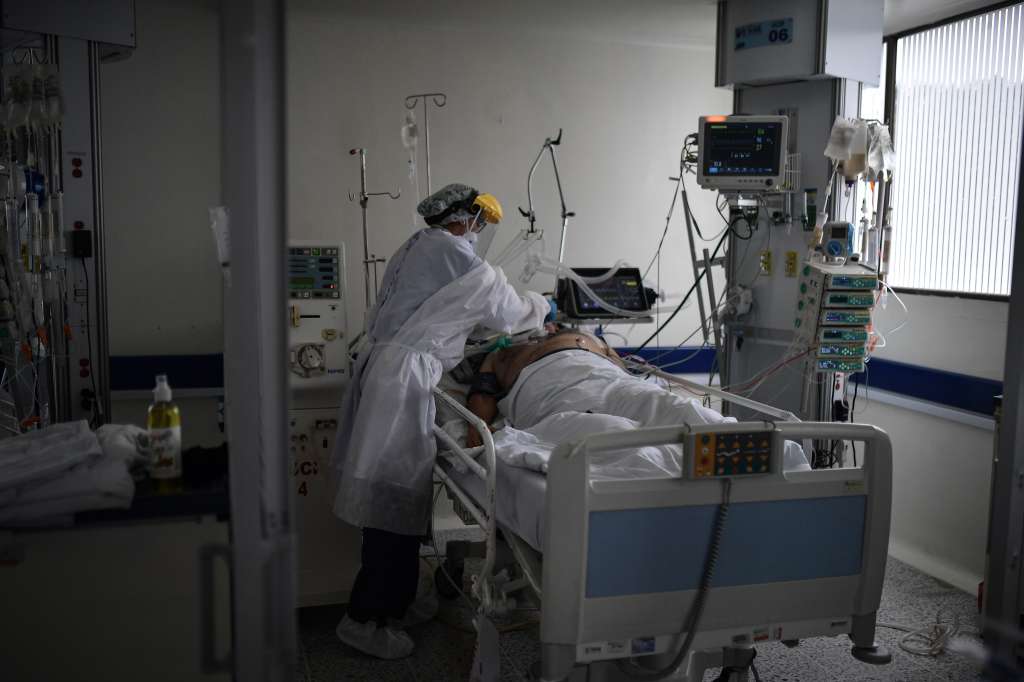 Unidad de cuidados intensivos UCI de este hospital ubicado al sur de Bogotá