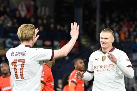 Video: vea los goles de Haaland en la goleada 6-2 del Manchester City sobre el Luton