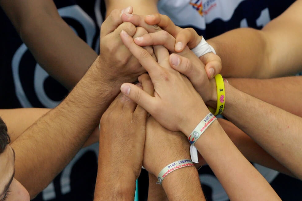 "En la vida como en el deporte, la unión de esfuerzos es la clave para hacer historia", es el lema de la campaña.

