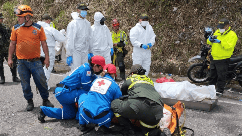 Accidente de un bus en Santander: van nueve fallecidos, dos de ellos eran niños