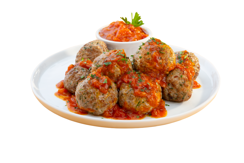 Albóndigas de cerdo en salsa criolla