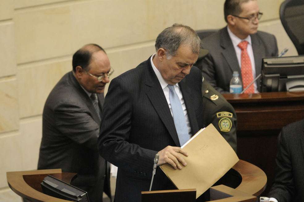 El procurador Alejandro Ordóñez en su reelección. / Gabriel Aponte
