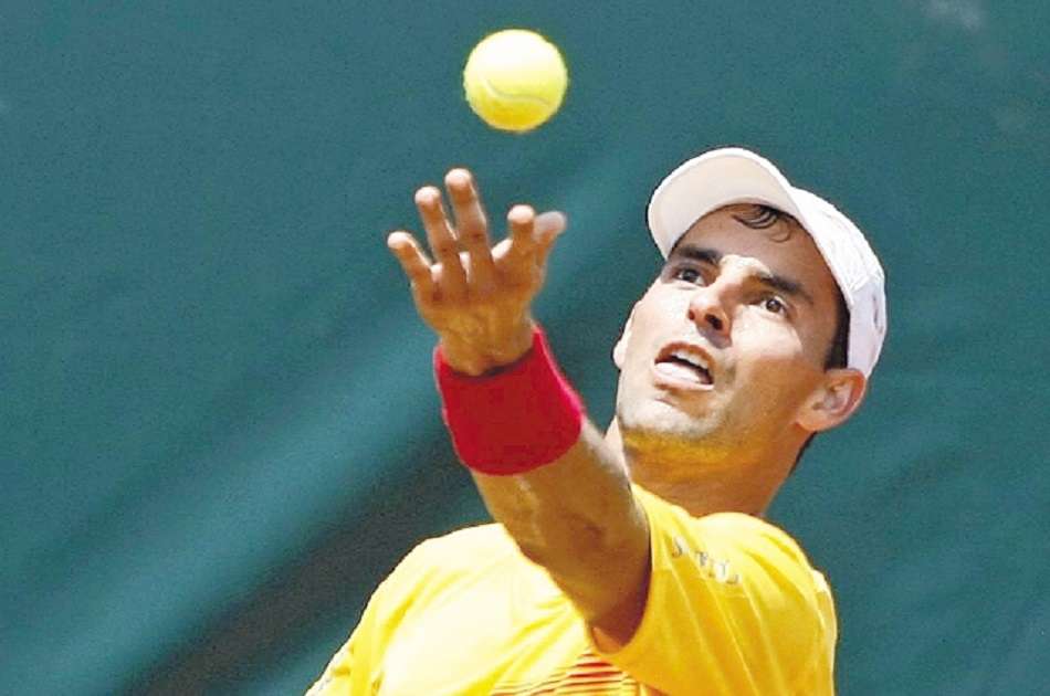 Santiago Giraldo es la raqueta número uno del equipo colombiano en Copa Davis. / EFE