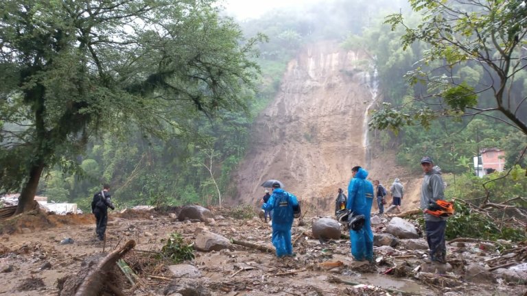 Derrumbe en Pereira y Dosquebradas