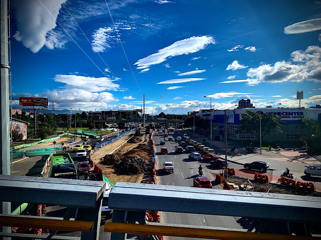 La troncal de la avenida 68 está dividida en nueve tramos y tiene una inversión de 2,93 billones de pesos. Foto de Natalia Vanegas.