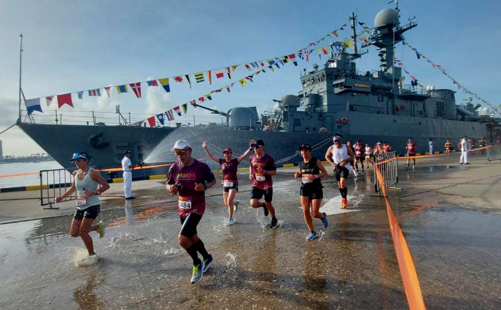 6500 atletas participaron en la Media Maratón del Mar de este año / Cortesía Armada